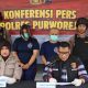 Polres Purworejo berhasil menangkap dua pelaku tindak pidana pencurian dengan pemberatan (curat)