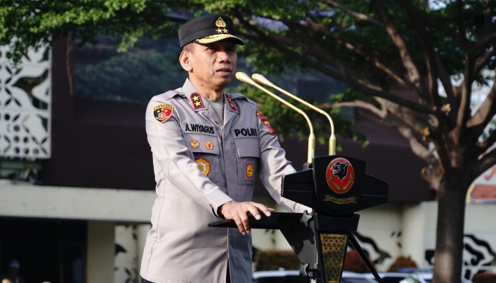 Kapolda Jabar Pimpin Apel Gabungan Satker di Lapangan Apel Mapolda Jabar