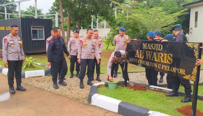 Danpas Pelopor Resmikan Masjid Al-Waris di Mako Kompi 3 Batalyon C Pelopor Satbrimob Polda Jabar