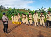 Anggota Den Gegana Satbrimob Polda Jabar Laksanakan Pengamanan Di PT. Wilton Sukabumi