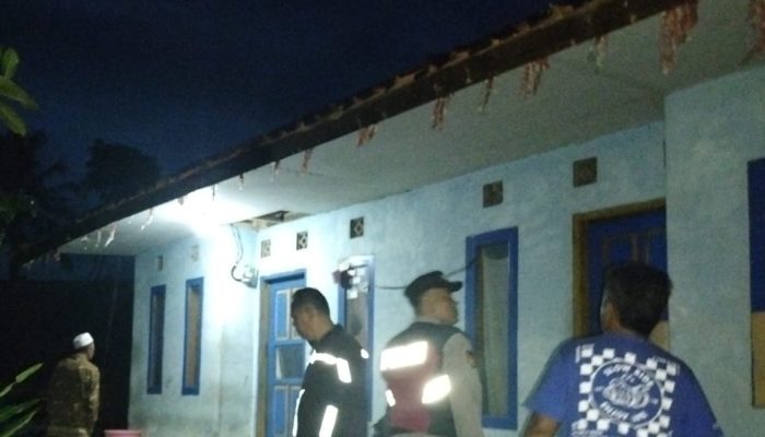 Polsek Malangbong Lakukan Patroli Mitigas bencana Paska Angin Puting Beliung