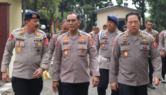 Dansat Brimob Polda Jabar Terima Kunjungan Dari Itwasum Mabes Polri