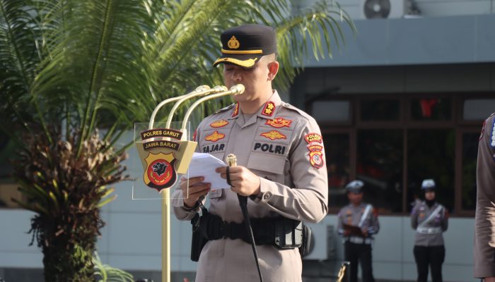 Kapolres Garut Pimpin Upacara Hari Kesadaran Nasional Polres Garut