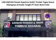 LSM GMICAK Desak Kapolres Kediri Tindak Tegas Kasus Hilangnya Armada Tangki PT Sean Bumi Indo