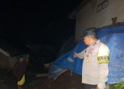 Polsek Pasirwangi Cek Bencana Tanah Longsor