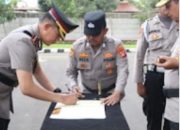 Polres Metro Tangerang Kota Gelar Sertijab Wakapolres Kombes Pol Yolanda Evelyn Sebayang, kepada AKBP Eko Bagus Riyadi.