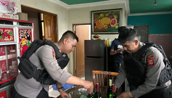 Polres Garut Kembali Amankan Pemuda dan Miras di Kawasan Sucinaraja