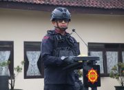 Wadansat Brimob Polda Jabar Pimpin Apel Gelar Kesiap Siagaan Pasukan dan Perlengkapan