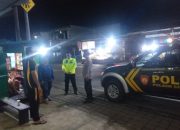 Upaya Preventif Dalam Menjaga Kamtibmas,  Polisi di Cikijing Rutin Laksanakan Patroli Malam