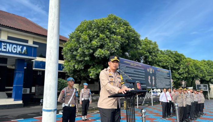 Apel Jam Pimpinan, Wakapolres Majalengka Tekankan Kedisiplinan dan Anggota Harus Bijak Dalam Bermedsos
