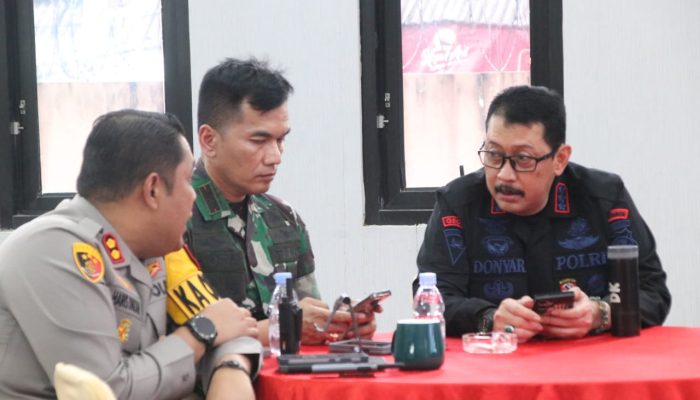 Dansat Brimob Polda Jabar Hadiri Rapat Kesiapan Pengamanan Aksi Unjuk Rasa di Tasikmalaya