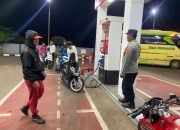 Monitoring SPBU, Personil Polsek Cikijing Pastikan Situasi Aman dan Kondusif