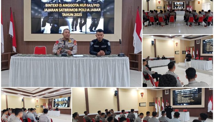 Satbrimob Polda Jabar Gelar Binteknis Humas/PID Guna Tingkatkan Profesionalisme di Media Sosial