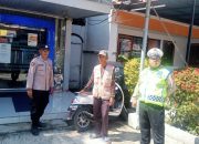 Cegah Gangguan Kamtibmas, Polsek Kadipaten Edukasi Juru Parkir Bank BRI