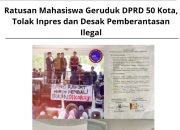 Ratusan Mahasiswa Geruduk DPRD 50 Kota, Tolak Inpres dan Desak Pemberantasan Ilegal