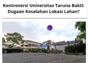 Kontroversi Universitas Taruna Bakti: Dugaan Kesalahan Lokasi Lahan?