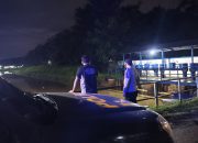 Antisipasi Banjir, Kapolsek Kadipaten Pantau Debit Air Saluran Cilutung Kepala