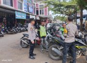 Personil Polsek Cikijing Sambangi Ojek Pangkalan, Ajak Berperan Aktif Dalam Menjaga Kamtibmas