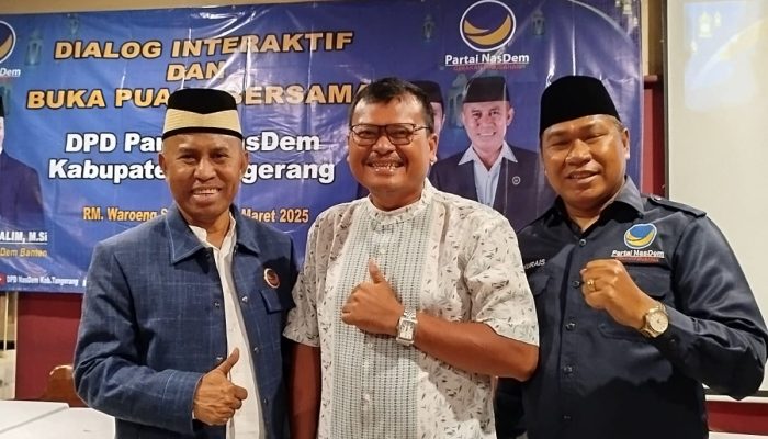 Ketua DPW LSM Tamperak Banten Hadiri Buka Puasa Bersama DPD Partai NasDem Kabupaten Tangerang