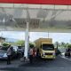Patroli Siang, Personil Polsek Cikijing Pantau Keamanan di Area SPBU