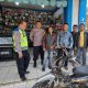 Sambangi Ojek Pangkalan, Personil Polsek Cikijing Sampaikan Imbauan Kamtibmas