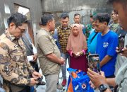 Kapolsek Bantarujeg Hadiri Kunjungan Bupati dan Wakil Bupati Majalengka ke Rumah Korban Kebakaran di Desa Gununglarang