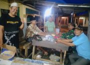 Babinsa Koramil 14/Panongan Melaksanakan Siskamling Bersama Masyarakat.