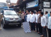 Kapolsek Bantarujeg Pimpin Pengamanan Pemberangkatan Calon Jemaah Haji Tambahan Kloter KJT 23