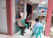 Personil Polsek Cikijing Jalin Silaturahmi Dengan Kepala Desa Cilancang