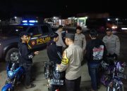 Antisipasi C3, Polsek Cikijing Gelar Patroli Malam