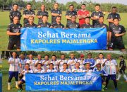 Sehat Bersama Kapolres, Polres Majalengka Wujudkan Polisi Peduli Masalah Sosial Lewat Olahraga