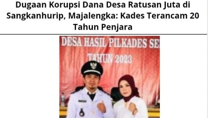 Kepala Desa Sangkanhurip Bantah Tuduhan Korupsi, GMOCT Apresiasi Keterbukaan Informasi