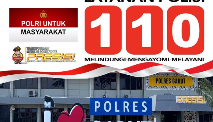Polres Garut Sosialisasikan Layanan Call Center 110 ke Masyarakat