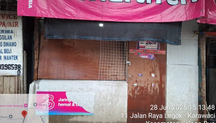 Warga Apresiasi Polisi, Dua Sarang Obat Keras di Kelapa Dua Mendadak Tutup