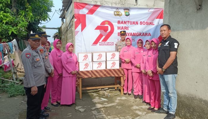 Polri Peduli, Jelang Hari Bhayangkara ke-79 Polsek Sepatan Salurkan 75 Paket Sembako kepada Warga Kurang Mampu