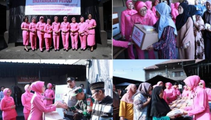 Bhayangkari Jabar Gelar Bakti Sosial, Tunjukkan Kepedulian dalam Rangkaian Memperingati Hari Kesatuan Gerak Bhayangkari ke-73