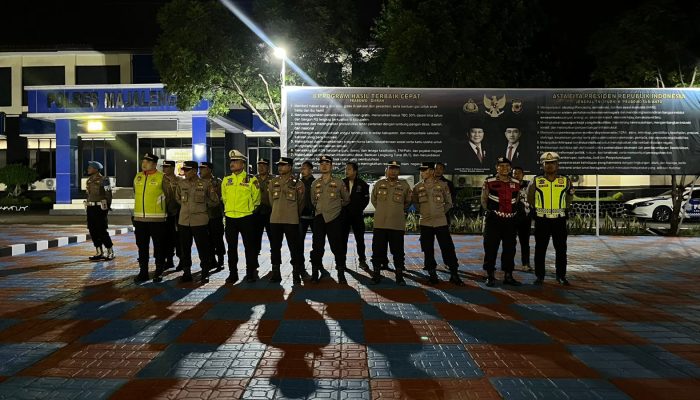 Polres Majalengka Gelar Apel KRYD, Tegaskan Komitmen Jaga Kamtibmas