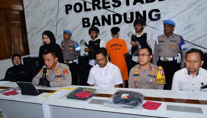 Polisi Gelar Press Release Kasus Pembunuhan Pelajar SMK di Cibiru, Pelaku Ditangkap Beberapa Jam Setelah Kejadian