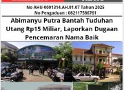 Abimanyu Putra Bantah Tuduhan Utang Rp15 Miliar, Laporkan Dugaan Pencemaran Nama Baik