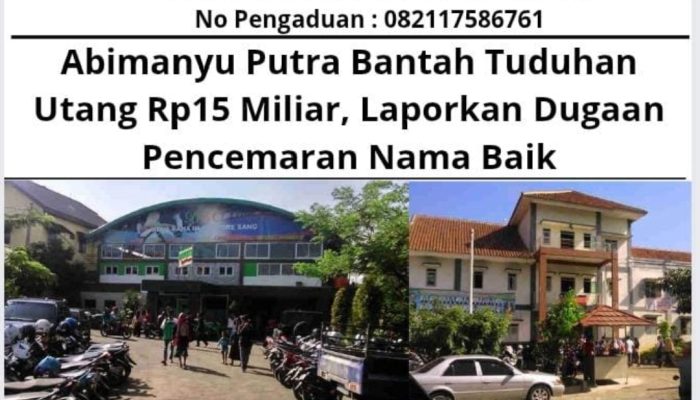 Abimanyu Putra Bantah Tuduhan Utang Rp15 Miliar, Laporkan Dugaan Pencemaran Nama Baik
