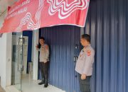 Beri Rasa Aman, Personil Polsek Cikijing Monitoring Objek Vital Perbankan