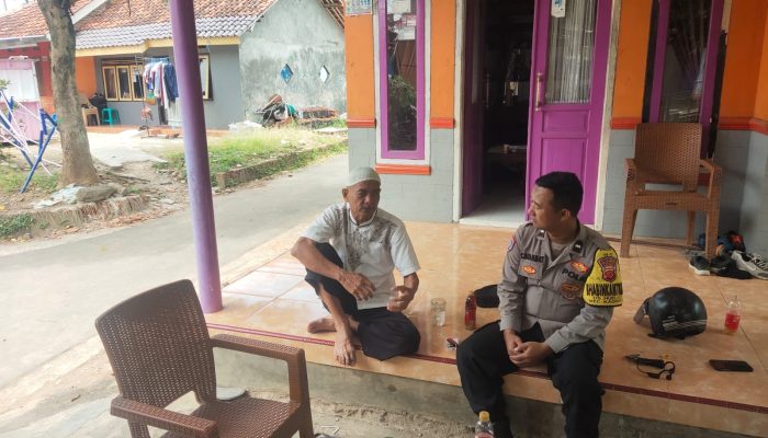 Silaturahmi Bhabinkamtibmas Desa Heuleut Wujudkan Lingkungan Kondusif