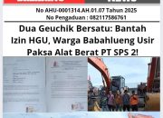 Dua Geuchik Bersatu: Bantah Izin HGU, Warga Babahlueng Usir Paksa Alat Berat PT SPS 2!