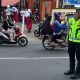 Beri Kelancaran di Jalan Raya, Satlantas Polsek Cikijing Laksanakan Gatur Pagi