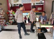 Beri Rasa Aman, Personil Polsek Cikijing Laksanakan Patroli di Pasar