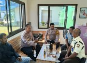 Panit Samapta Polsek Jatiwangi Patroli Sambang Satpam PT.Sweeft Diberi Pesan Kamtibmas