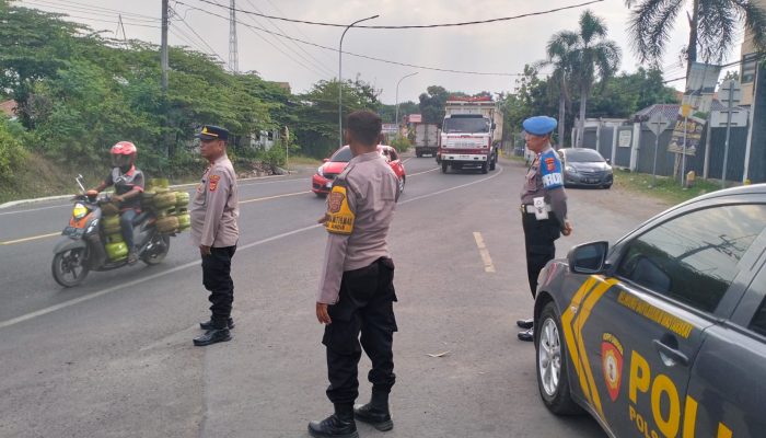 Polsek Jatiwangi Intensifkan Patroli Sore Hari Antisipasi Tawuran dan Kejahatan Jalanan