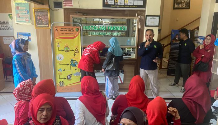 Sidokkes Polres Garut Gelar Pemeriksaan Kesehatan dan Senam Prolanis, Wujud Nyata Kepedulian terhadap Anggota dan Masyarakat