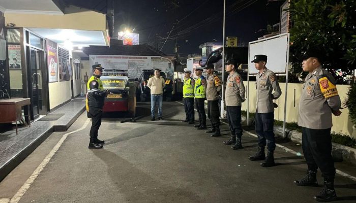 Polsek Cikijing Gelar Apel KRYD, Cipta Kondisi Kamtibmas Saat Akhir Pekan