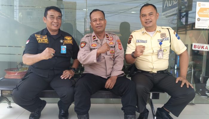 Panit Samapta Polsek Jatiwangi Patroli Sambang Berikan Himbauan Kamtibmas Kepada Petugas Satpam BCA